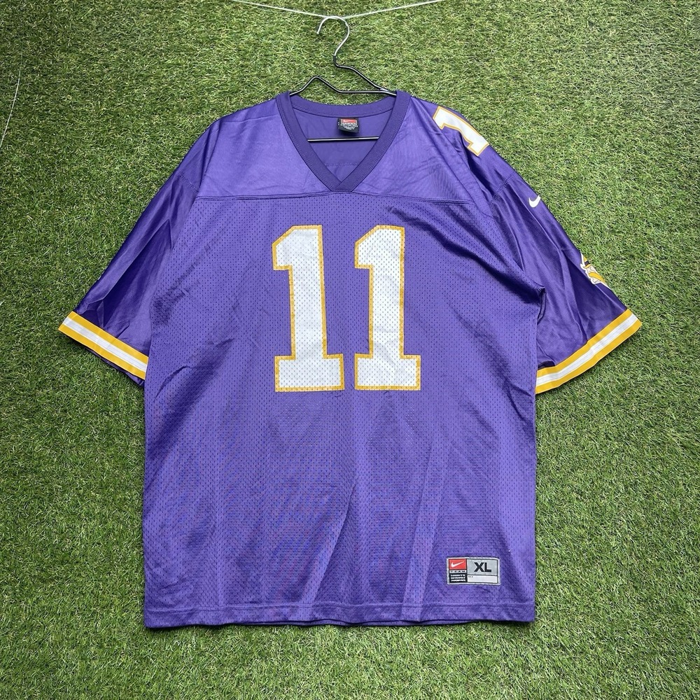 Vintage Nike Jersey Mens XL NFL Daunte Culpepper #11 Minnesota Vikings Purple